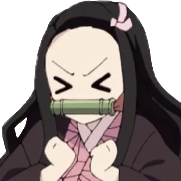 Nezuko Cute Png Running Emoji