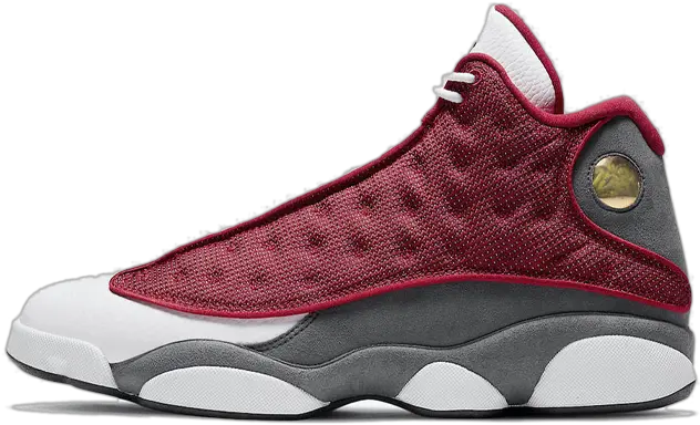 Air Jordan 13 Red Flint Sneakers Png Icon Lucky