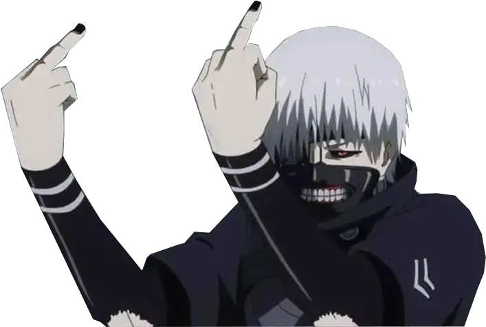 Sticker De Jean Oblique Sur Kikoojap Kaneki Ken Tokyo Ghoul Tokyo Ghoul Fuck You Png Kaneki Ken Png