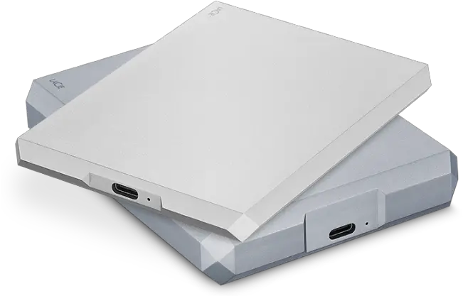 Lacie Mobile Drive Usbc External Hard Drive Lacie Us Lacie Mobile Drive Moon Silver 2tb Png Drive Png