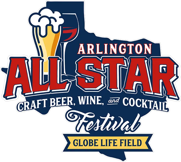 Arlington Texas Craft Beer Wine Vertical Png Texas Ranger Logo