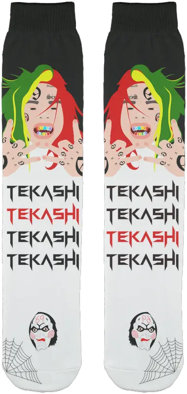 6ix9ine Halloween Special Edition Socks Sock Png 6ix9ine Png