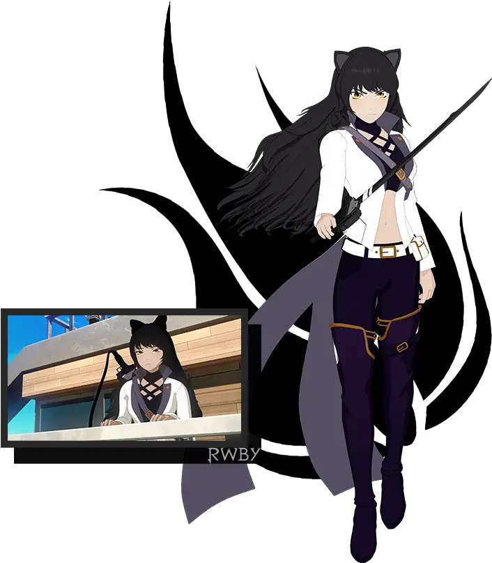 Blake Enrolled Rwby Png Rwby Png