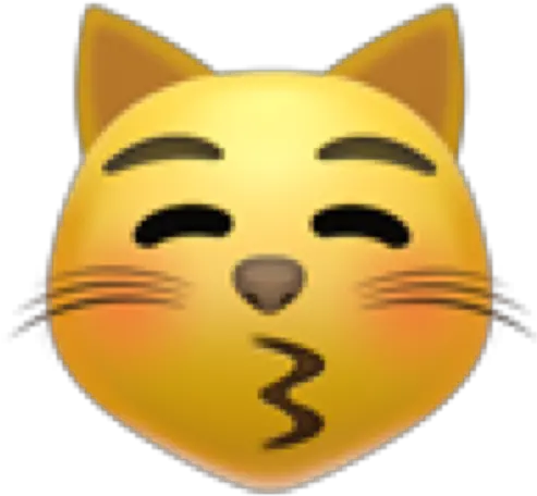 Emoji Catemoji Smiley Smail Kiss Love Blush Cat Freetoe Kissy Cat Emoji Png Kiss Emoji Png