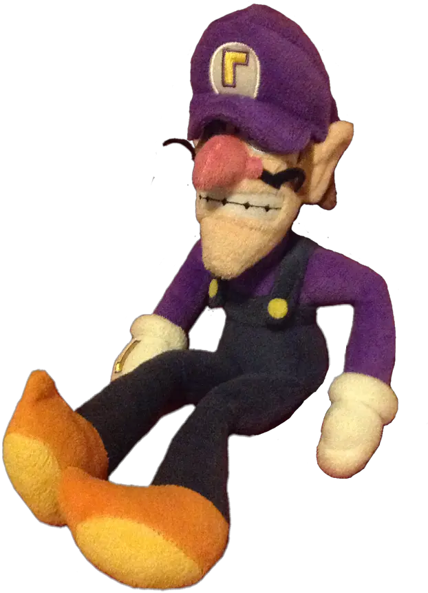 Waluigi Waluigi Plush Transparent Png Waluigi Png