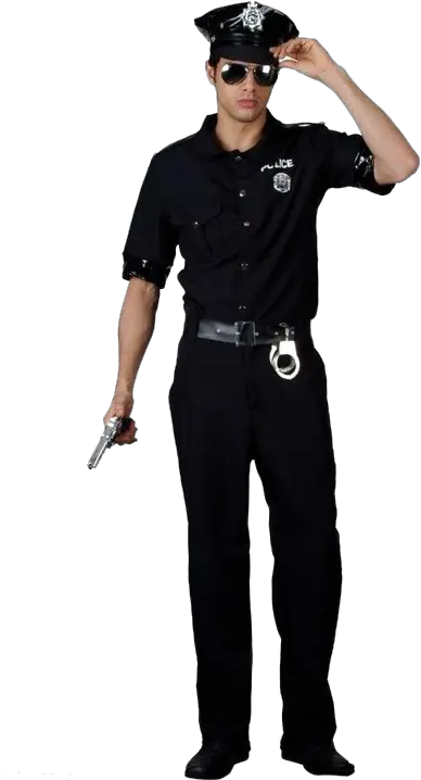 Png Images Transparent Background Police Halloween Costume Men Cop Png