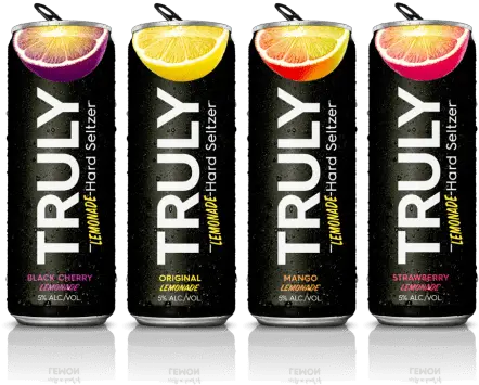 Truly Hard Seltzer Debuts New Truly Lemonade Hard Seltzer Png Lemonade Transparent