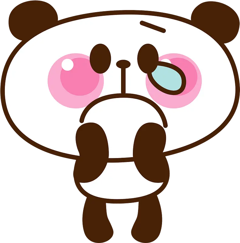 Giant Panda Tear Animal Clipart Animais Triste Desenho Png Tear Transparent