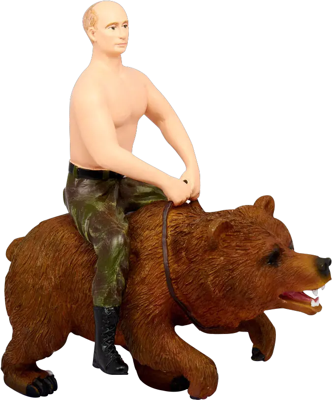 Download Oso Putin 1 Putin Riding Bear Png Putin Face Png