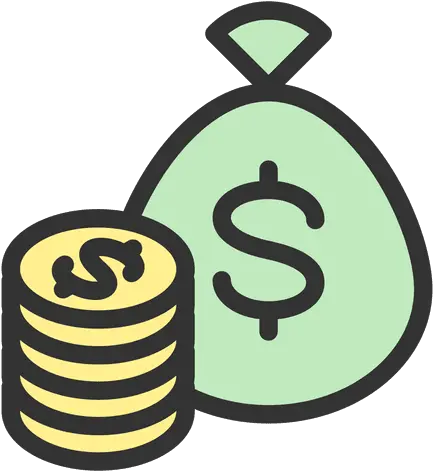 Money Bag Coins Transparent Png U0026 Svg Vector File Dollar Between Hands Symbol Bags Of Money Png