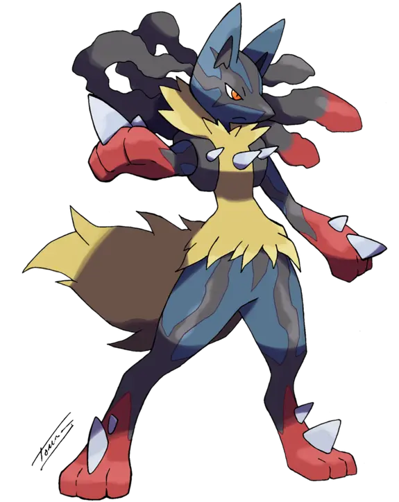 Find Lucario In Pokémon Fire Red Pokemon Mega Lucario Png Lucario Png