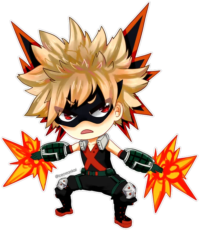 Fanart Original Art Ice Cream Kari Cartoon Png Bakugo Png