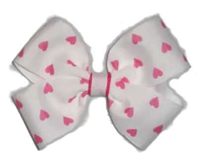 Valentines Day Hair Bows By My Bow Store Polka Dot Png Hair Bow Png