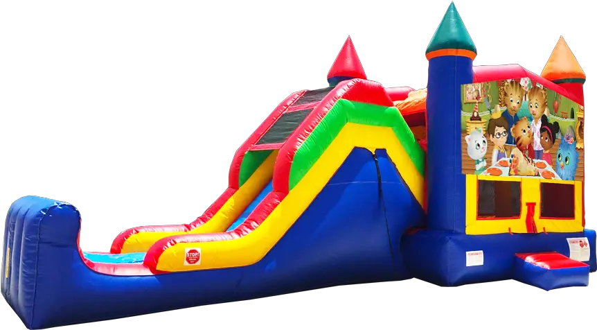 Daniel Tigeru0027s Neighborhood Super Combo 5 In1 Bouncer Pj Mask Bounce House Png Daniel Tiger Png