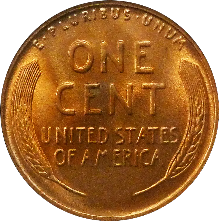 Filelincoln Cent Wheat Reversepng Wikimedia Commons Coin Wheat Transparent Background