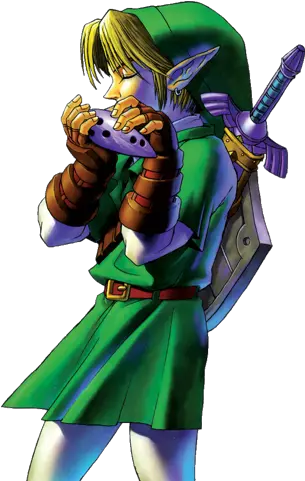 Download Free Png Link Playing Ocarina Of Timepng Link Legend Of Zelda Ocarina Of Time Link Zelda Png