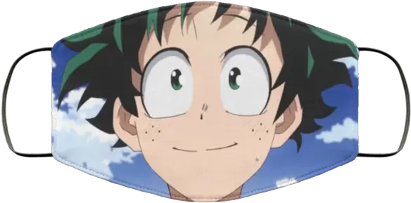 Izuku Deku Midoriya Cloth Face Mask Deku Face Mask Png Deku Png