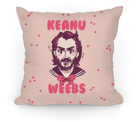 Keanu Weebs Pillows Lookhuman Keanu Weebs Png Keanu Reeves Png