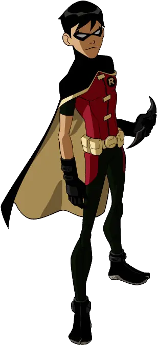 Download Free Superhero Robin Png File Young Justice Animated Series Robin Transparent