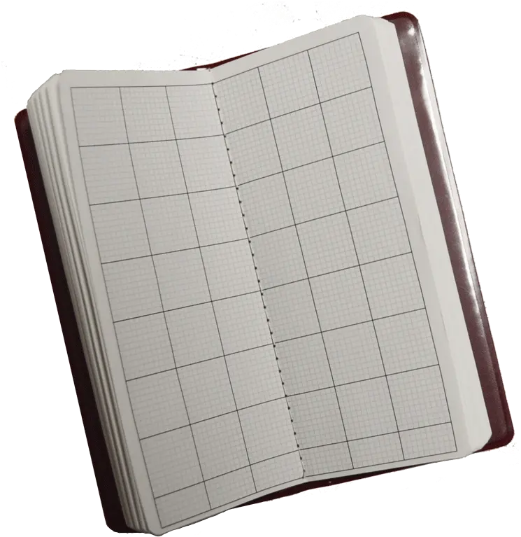 Gridded Tallybook Refills Graph Paper Png Graph Paper Transparent