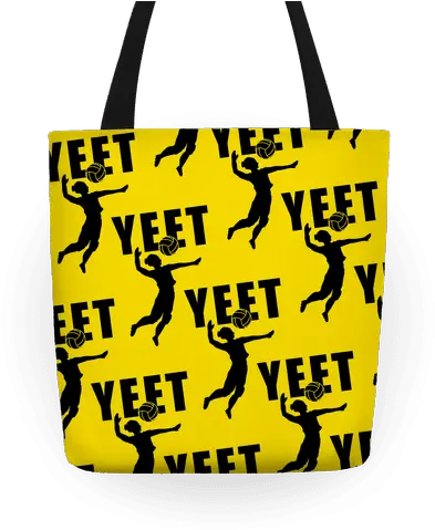 Volleyball Yeet Totes Lookhuman Tote Bag Png Yeet Png