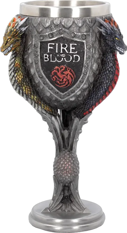 House Targaryen Goblet By Nemesis Now Targaryen Goblet Png Targaryen Sigil Png