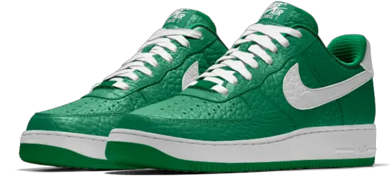 Nike Air Force 1 Premium Id Boston Celtics Shoe Brooklyn Nets Air Force 1 Png Boston Celtics Png