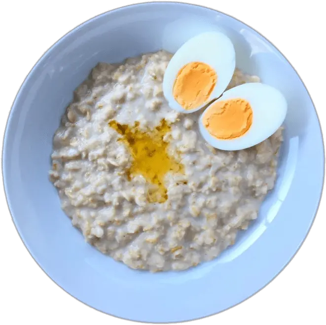 Hard Boiled Egg Transparent Png Oatmeal Dan Boiled Egg Oatmeal Png