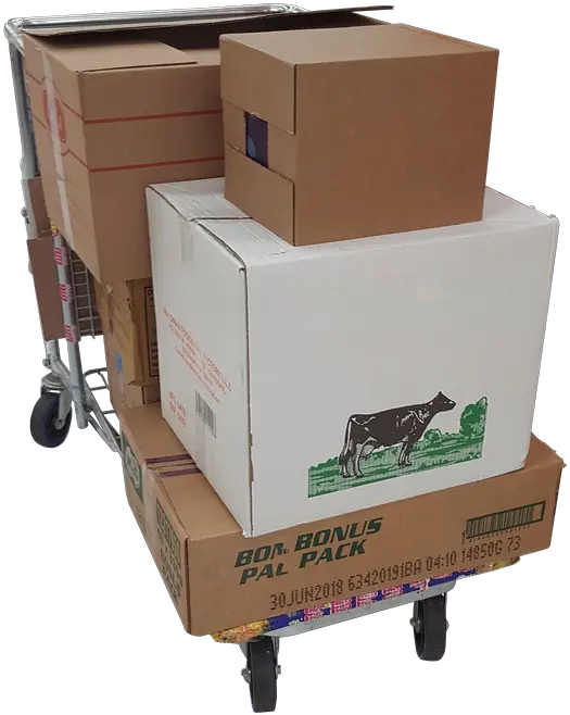 Trolley Boxes Moving Png Delivery Courier Moving Png