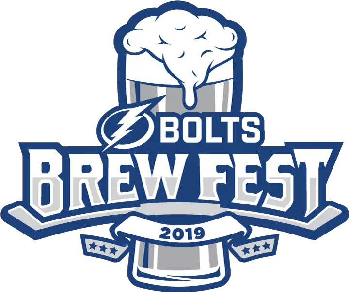 Bolts Brew Fest 2019 In Downtown Tampa Tampa Bay Lightning New Png Tampa Bay Lightning Logo Png