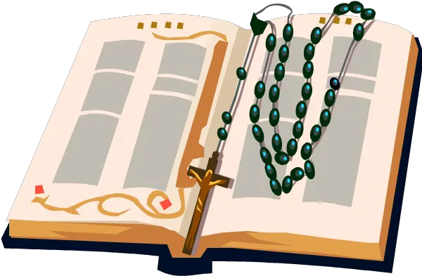 Catholic Rosary Coloring Pages Clipart Rosary And Bible Clipart Png Bible Clipart Png