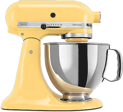 Food Mixer Transparent Image Household Kitchen Aid Mixers Yellow Png Mixer Png