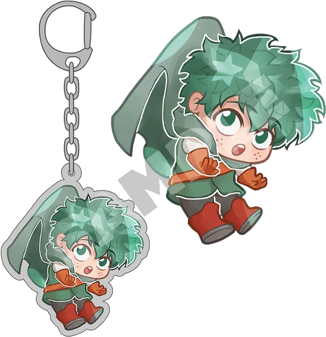 Bnha Fantasy Deku Acrylic Charm Fictional Character Png Deku Transparent