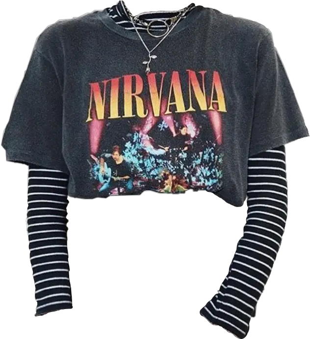 Nirvana Aestheticshirt Shirtpng Png Shirt Freetoedit Outfits Grunge Aesthetic Nirvana Png