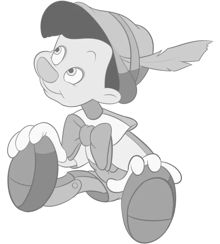 Pinocchio Png Pinocchio In Black And White Pinocchio Png