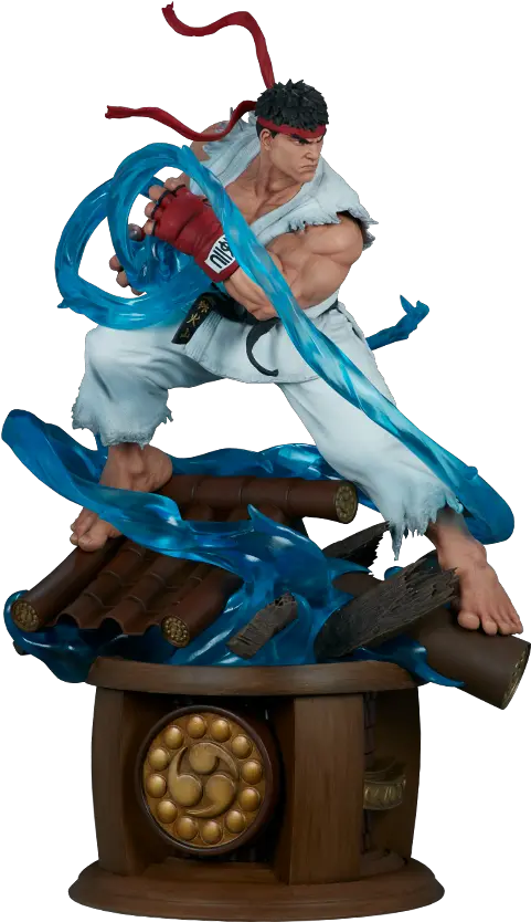 Street Fighter Ryu Statue By Pop Culture Shock Street Fighter Figur Ryu Png Ryu Png