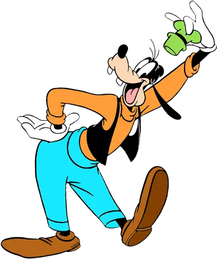 Goofy Clipart Transparent Free Goofy Tipping His Hat Png Goofy Transparent