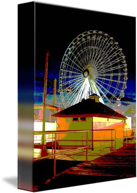 Ferris Wheel 2 By Vicki Cook Png Ferris Wheel Transparent