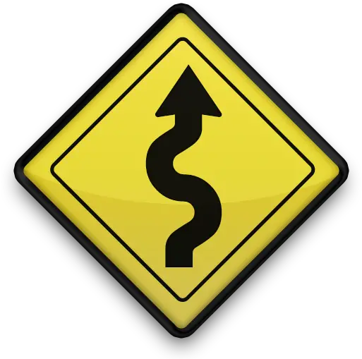 Transparent Roadsign Png 38528 Free Icons And Png Backgrounds Winding Or Curvy Road Sign Road Transparent Background