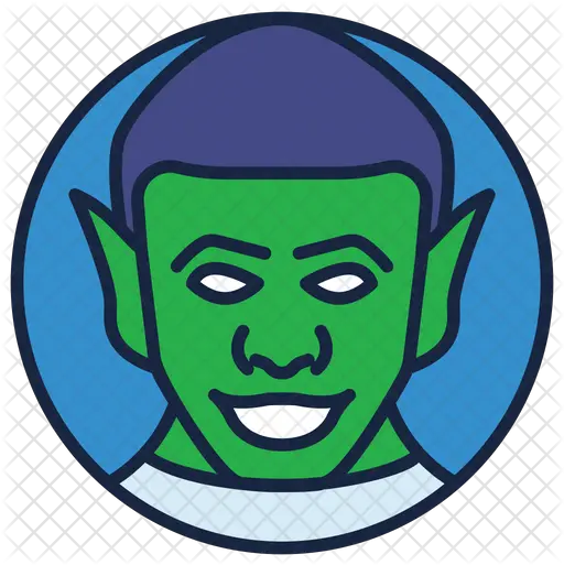 Beast Boy Icon Of Colored Outline Style Clip Art Png Beast Boy Png