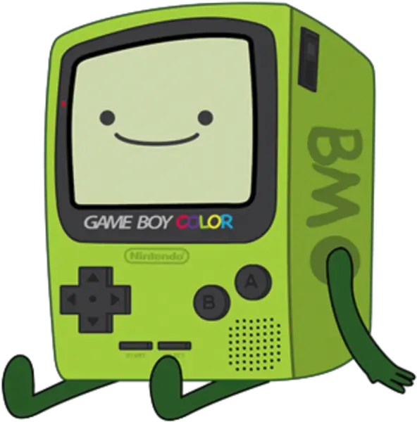 Bmo Adventure Time Know Game Boy Color Cartoon Png Gameboy Color Png