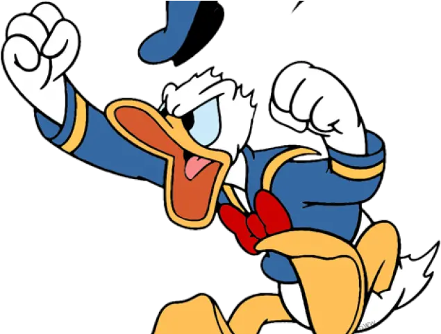 Donald Duck Clipart Angry Red Angry Donald Duck Transparent Background Png Donald Duck Transparent