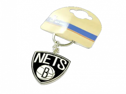 Nba Brooklyn Nets Keyring Brooklyn Nets Png Brooklyn Nets Logo Png