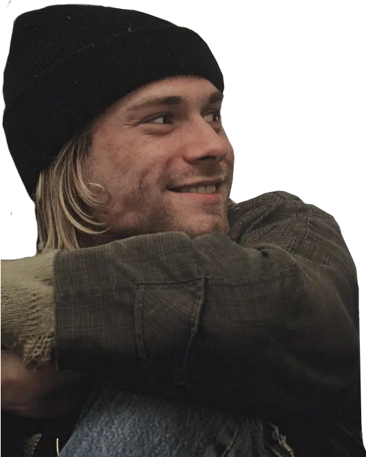 Kurt Cobain Png Kurt Cobain In A Beanie Nirvana Png