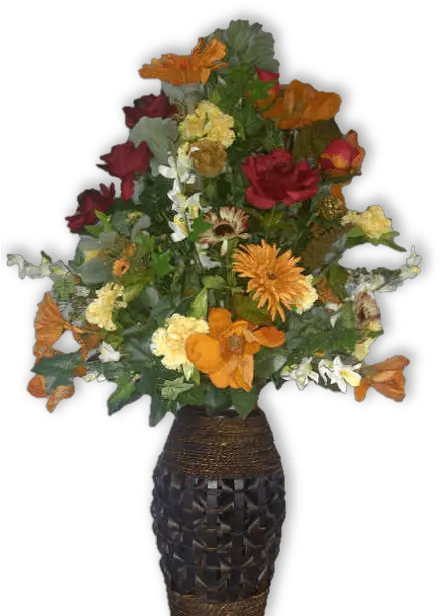 Fall Theme Artifcial Flowers Bouquet Png Fall Flowers Png