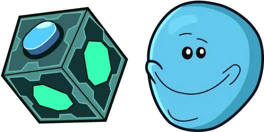 Rick And Morty Mr Meeseeks Box Cursor U2013 Custom Rick And Morty Meeseek Meeseek Png Rick And Morty Portal Png