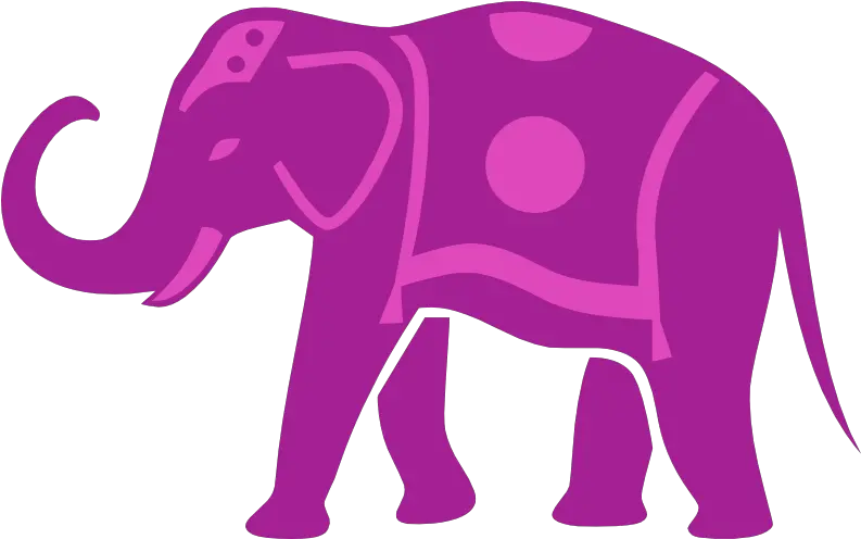 Circus Elephan Purple Animalseelephantcircus Decorative Silhouette Elephant Clip Art Black And White Png Circus Elephant Png