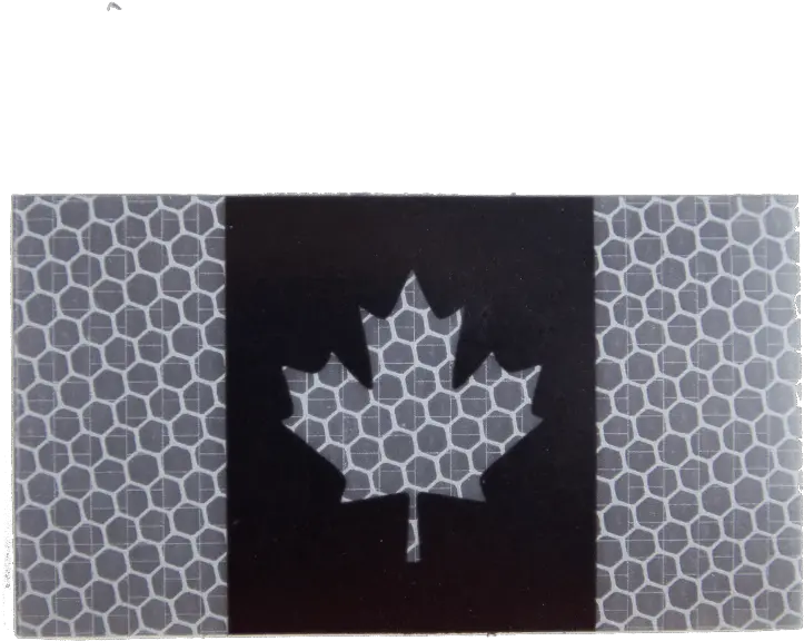 Canada Flag Black And Grey Hi Vis Canada Flag Grey Png Canada Flag Transparent