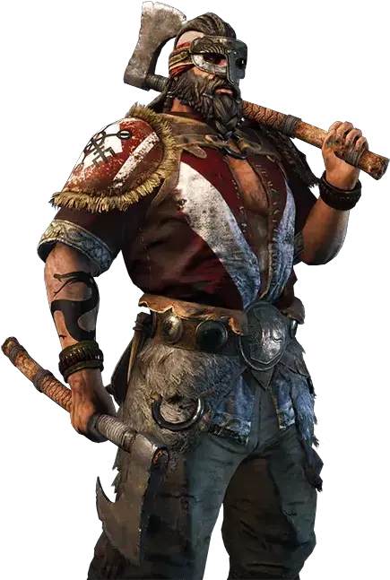 Honor Viking With Axes Transparent Png Viking For Honor Png Viking Png