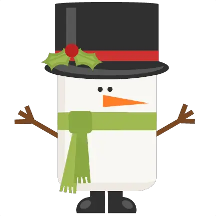 Funky Snowman Title Scrapbook Clip Art Christmas Cut Outs Clip Art Png Snowman Png